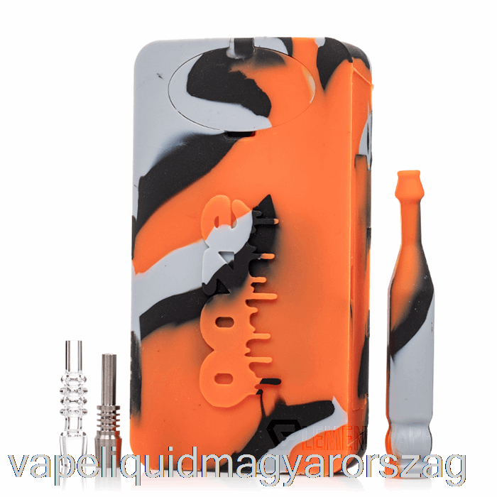 Ooze Slugger Dabbin Szilikon Dugout Párduc Fekete (fekete) Vape E Cigi